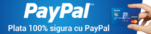 Acceptăm plăți PayPal